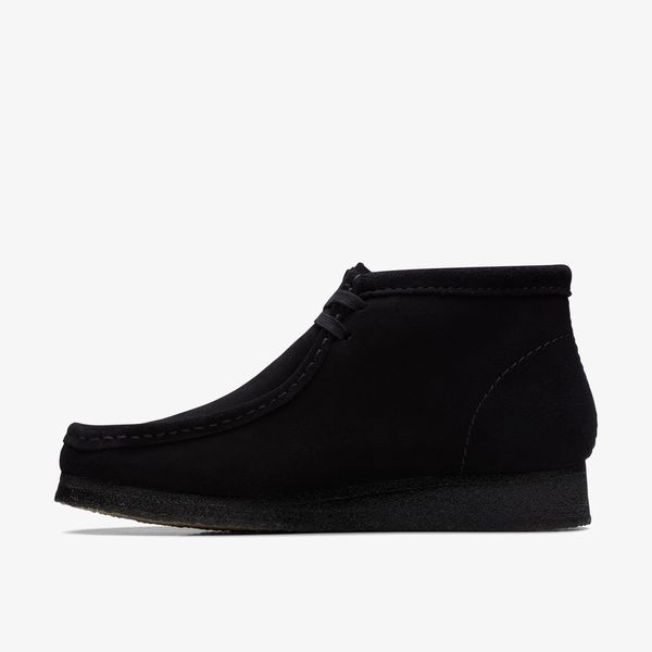 Men's Wallabee™ Boot Black Suede Boots - Image 2