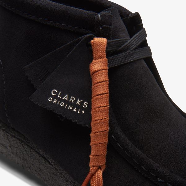 Men's Wallabee™ Boot Black Suede Boots - Image 7