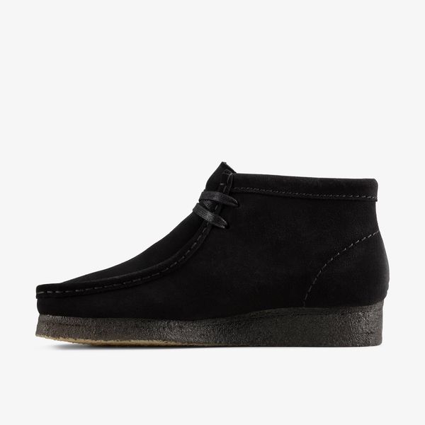 Women's Wallabee™ Boot Black Suede Boots - Image 2