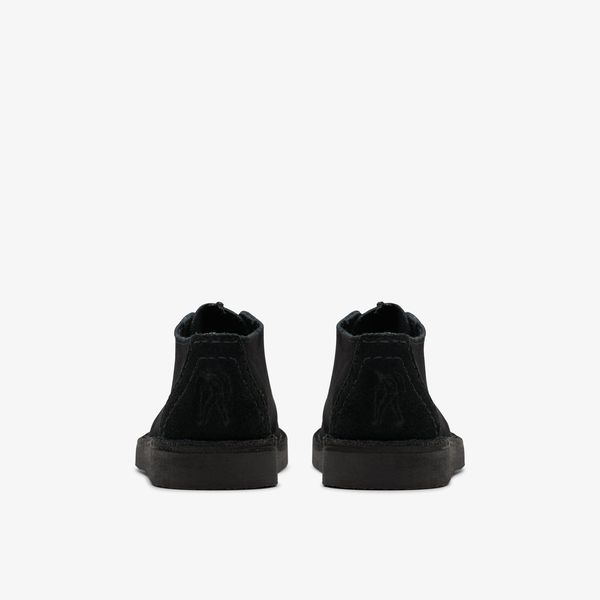 BOYS Desert Trek Older Black Suede Ankle Boots - Image 5