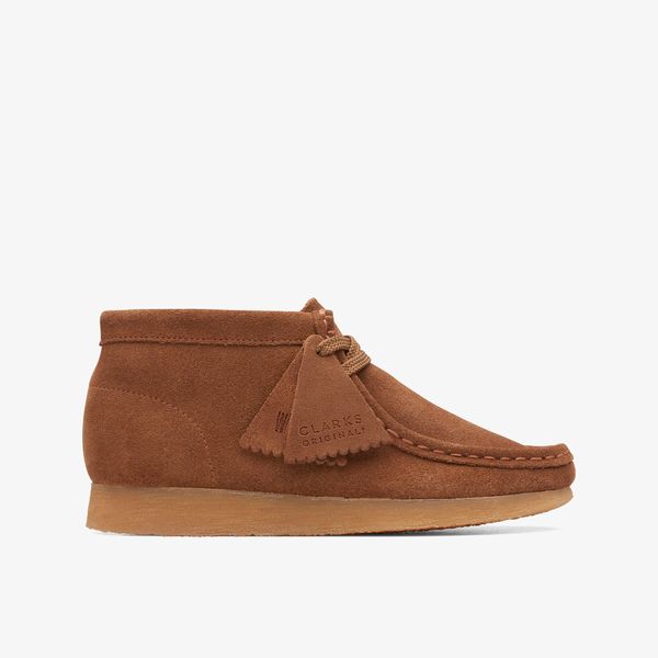 Kids Wallabee™ Boot Older Cola Suede Boots