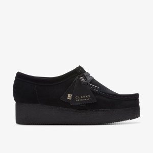 Women's Wallacraft Bee Black Suede Moccasins