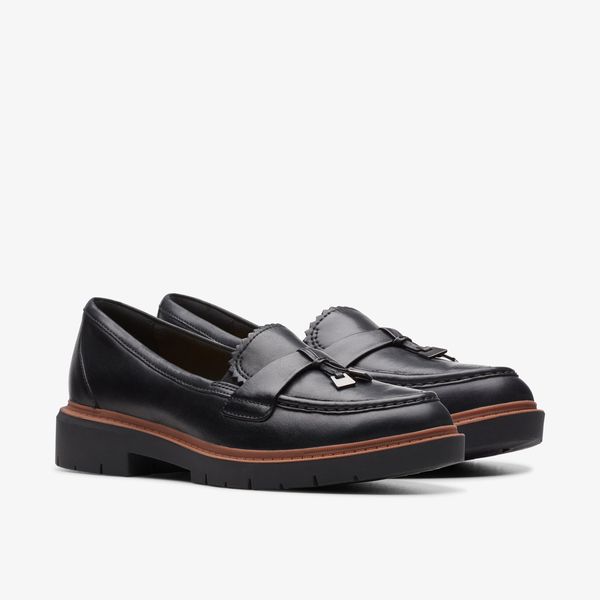 Women's Westlynn Bella Black Leather Loafers - Image 4