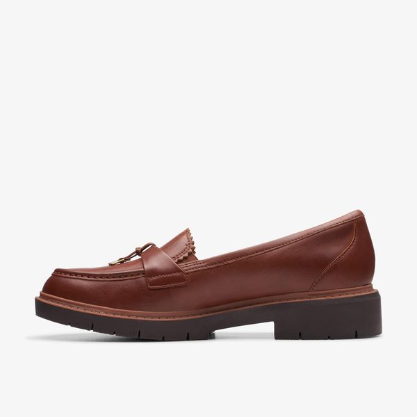 Womens Westlynn Bella Tan Leather Loafers - Image 2