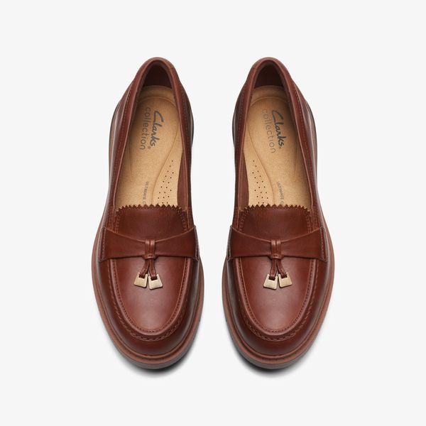Womens Westlynn Bella Tan Leather Loafers - Image 6