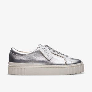 Womens Mayhill Walk Silver Metallic Sneaker