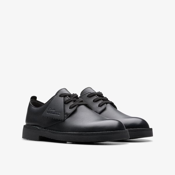 Kids Desert London Older Black Desert Boot - Image 4
