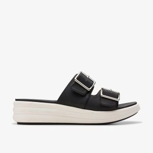 Women's Drift Buckle Black Cloudsteppers™ Wedges