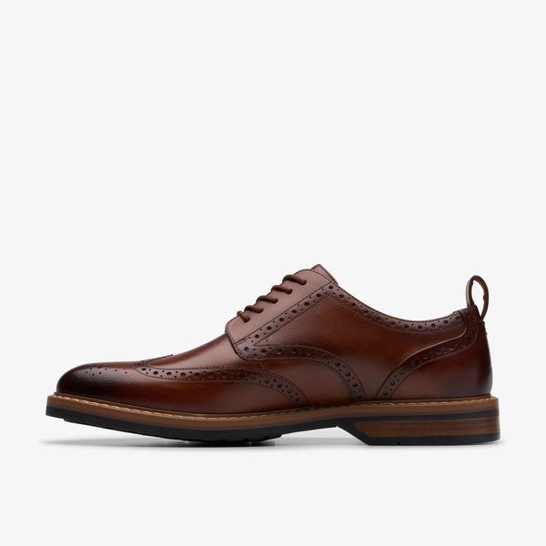 Mens Aldwin Limit Mid Tan Leather Oxford Shoes - Image 2