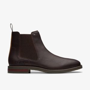 Men's Jaxen Easy Brown Tumbled Chelsea Boots