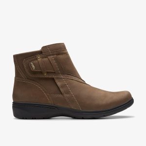 Women's Carleigh Style Mhroom Nubuck Ankle Boots