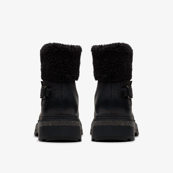 Womens Hencroft Madi WP Black Warmlined Leather Ankle Boots - Image 5