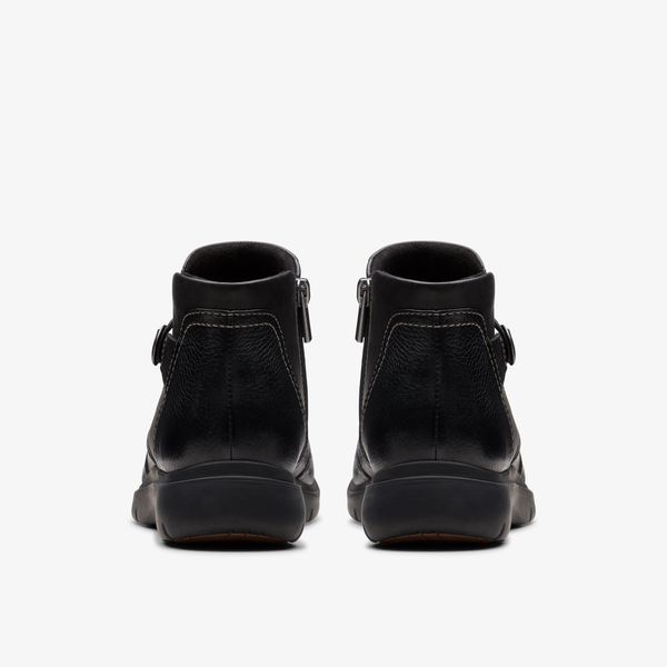 Womens Certina Joy Black Leather Ankle Boots - Image 5