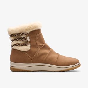 Women's Breeze Cozy Dark Sand Cloudsteppers™ Shoes| Clarks