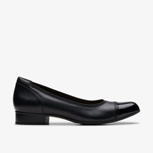 Women's Krystine May Black Leather Slip Ons