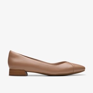 Women's Natalyn Wish Warm Beige Leather Flats