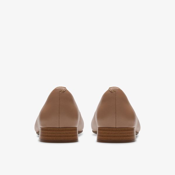 Women's Natalyn Wish Warm Beige Leather Flats - Image 5