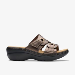 Womens Merliah2 Cove Bronze Metallic Wedges