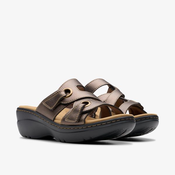 Womens Merliah2 Cove Bronze Metallic Wedges - Image 4