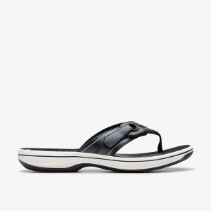 Women's Breeze Reyna Black Cloudsteppers™ Flip Flops
