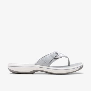 Women's Breeze Reyna Silver Cloudsteppers™ Flip Flops