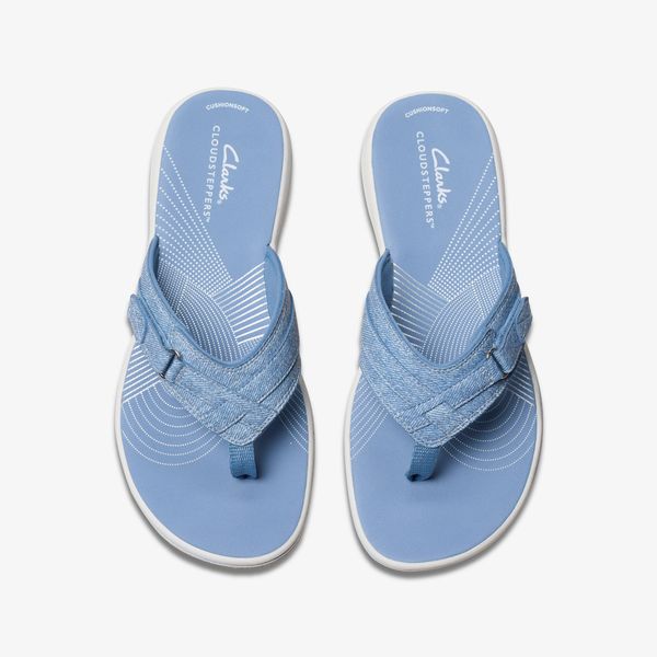 Women's Breeze Sea Denim Blue Interest Cloudsteppers™ Flip Flops - Image 6