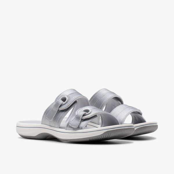 Women's Breeze Maye Silver Flat Cloudsteppers™ Sandals - Image 4