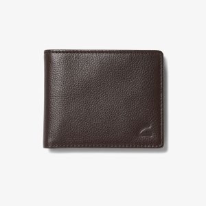 Mens Classic Pebble Slimfold Wallet Brown