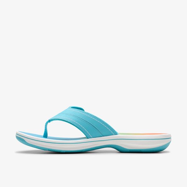 Women's Breeze Reyna Turquoise Ombre Flip Flops - Image 2