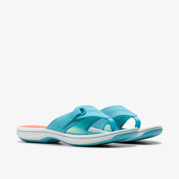 Women's Breeze Reyna Turquoise Ombre Flip Flops - Image 4