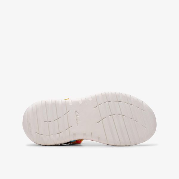 Kids Surfing Ace Navy Print Flat Sandals - Image 3