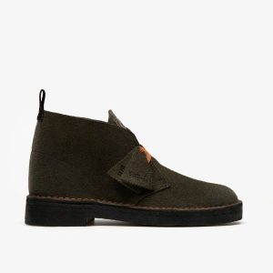 Mens Desert Boot Loden Green Suede