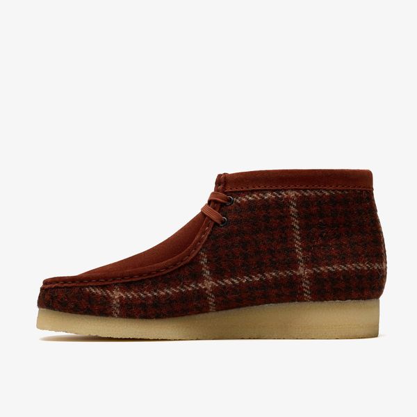 Mens Wallabee Boot Rust Tweed - Image 2