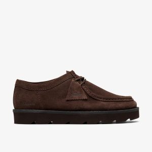 Men's Meare Walla Dark Brown Suede Wallabees