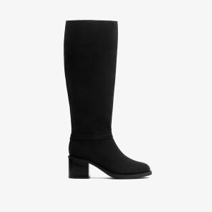 Womens Chamberly Hi Black Leather Knee High Boots