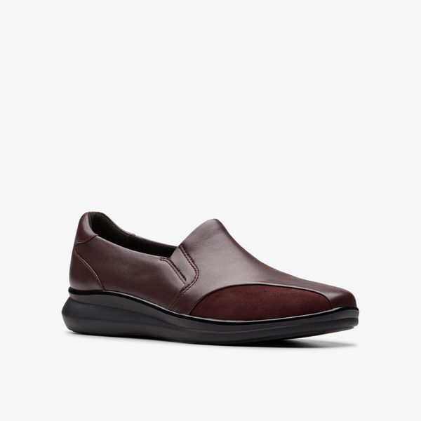 Womens Lynell Edge Wine Loafers - Image 4