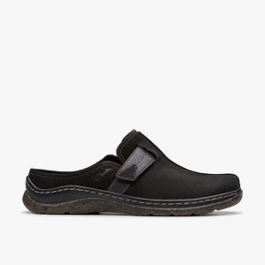Womens Orlene Clog Black Nubuck Clogs & Mules