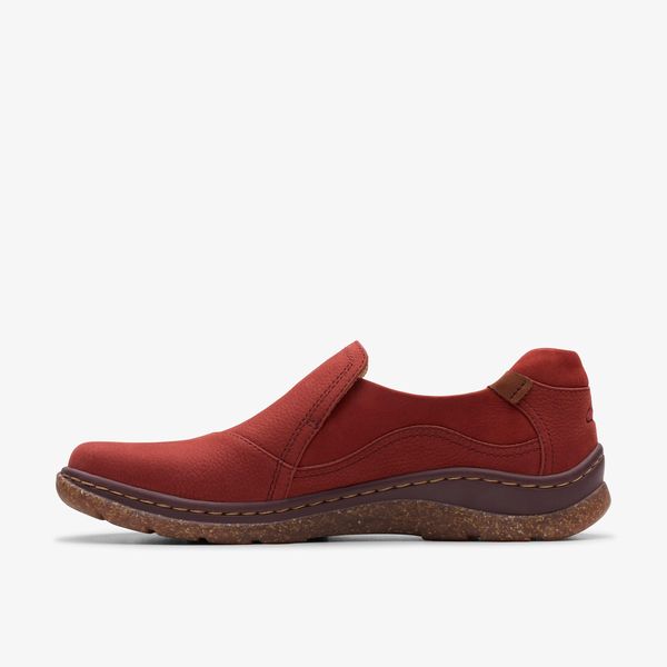 Womens Orlene Slip Chestnut Nubuck Slip-Ons - Image 2