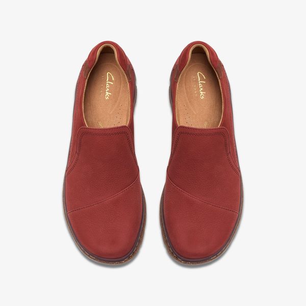 Womens Orlene Slip Chestnut Nubuck Slip-Ons - Image 6
