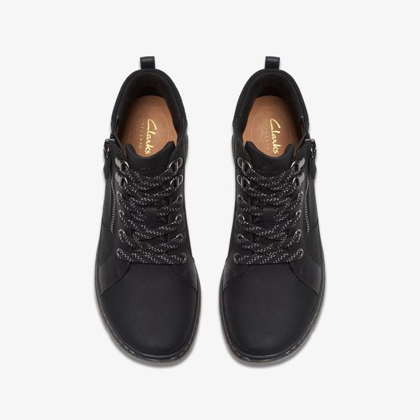 Womens Orlene Top Waterproof Black Leather Chelsea Boots - Image 6