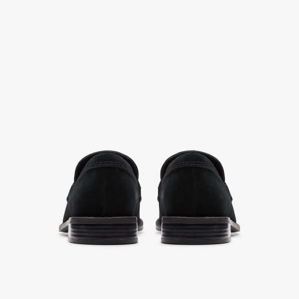 Women's Hana Loafer Black Suede Loafers - Image 5