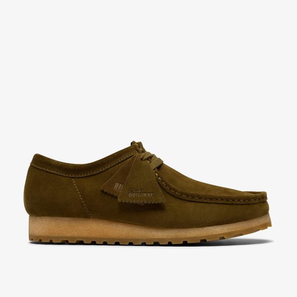 Mens Wallabee RB Olive Suede Wallabees