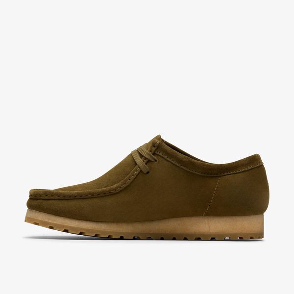 Mens Wallabee RB Olive Suede Wallabees - Image 2