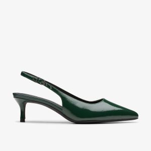 Women's Zarey Sling Dark Green Heels