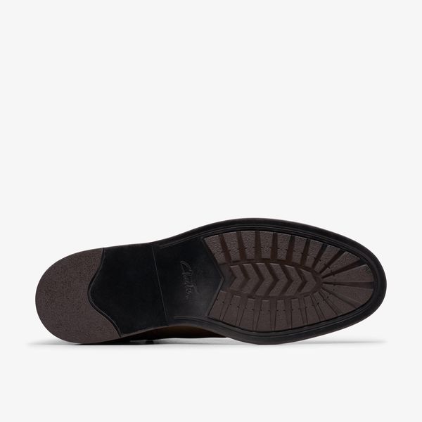 Mens Aldwin Cap Brown Leather Boots| Clarks - Image 3