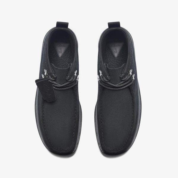 Mens Wallabee FTR2 Hi Black Suede - Image 6