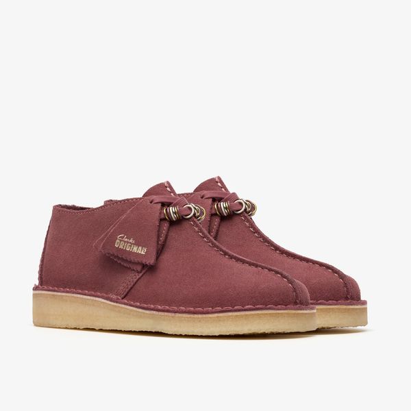 Womens Desert Trek. Rose Brown Suede Shoes - Image 4