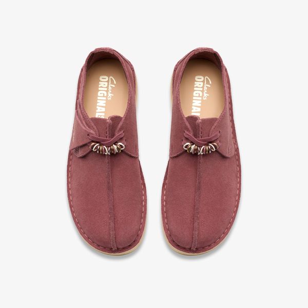 Womens Desert Trek. Rose Brown Suede Shoes - Image 6