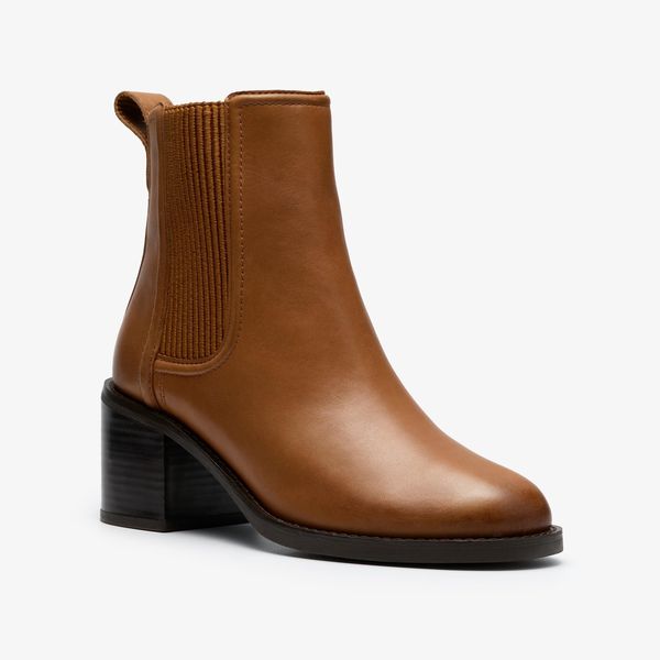Women's Chamberly Top Tan Leather Chelsea Boots - Image 4