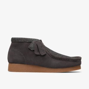 Mens Wallabee EVO Boot Dark Grey Combination